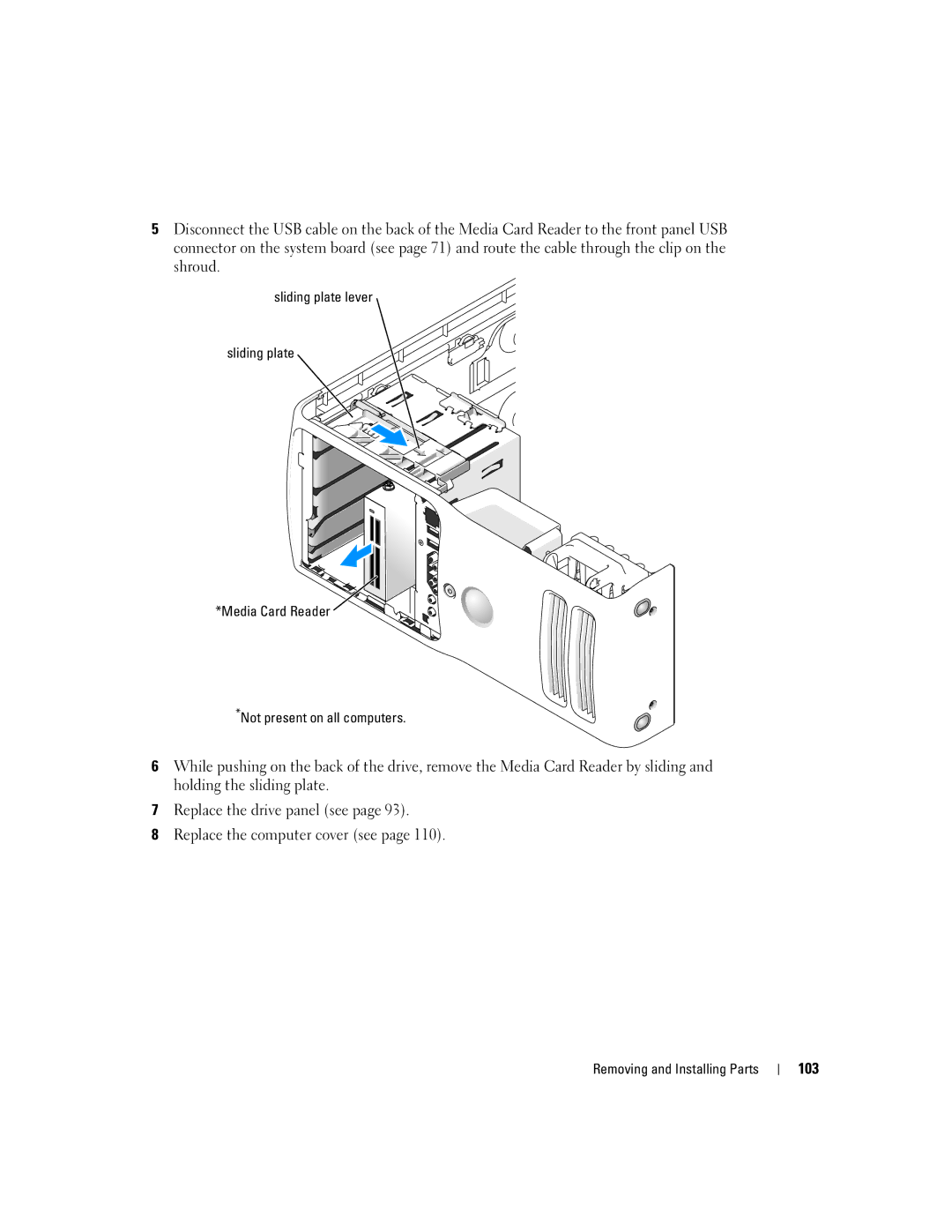 Dell 400 owner manual 103 