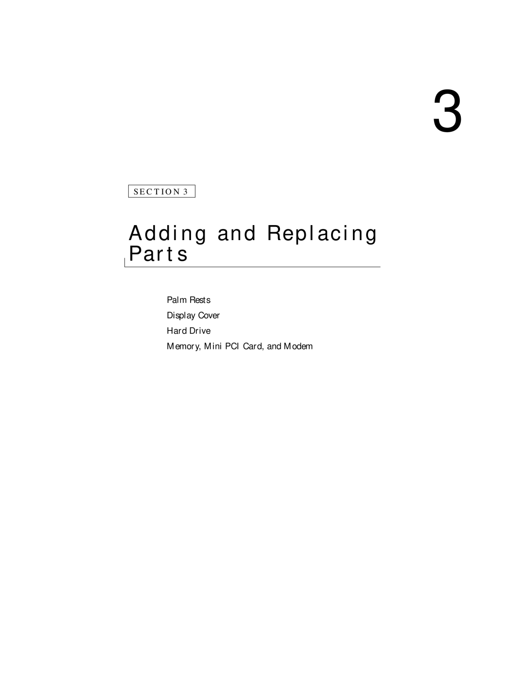 Dell 4150 owner manual Adding and Replacing Parts 