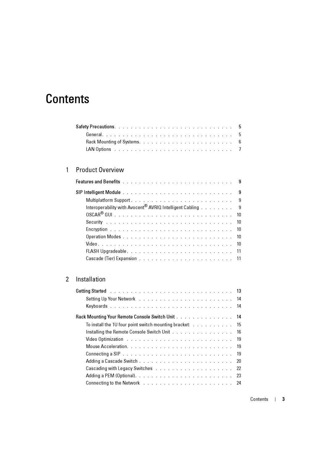 Dell 2161DS-2, 4161DS manual Contents 