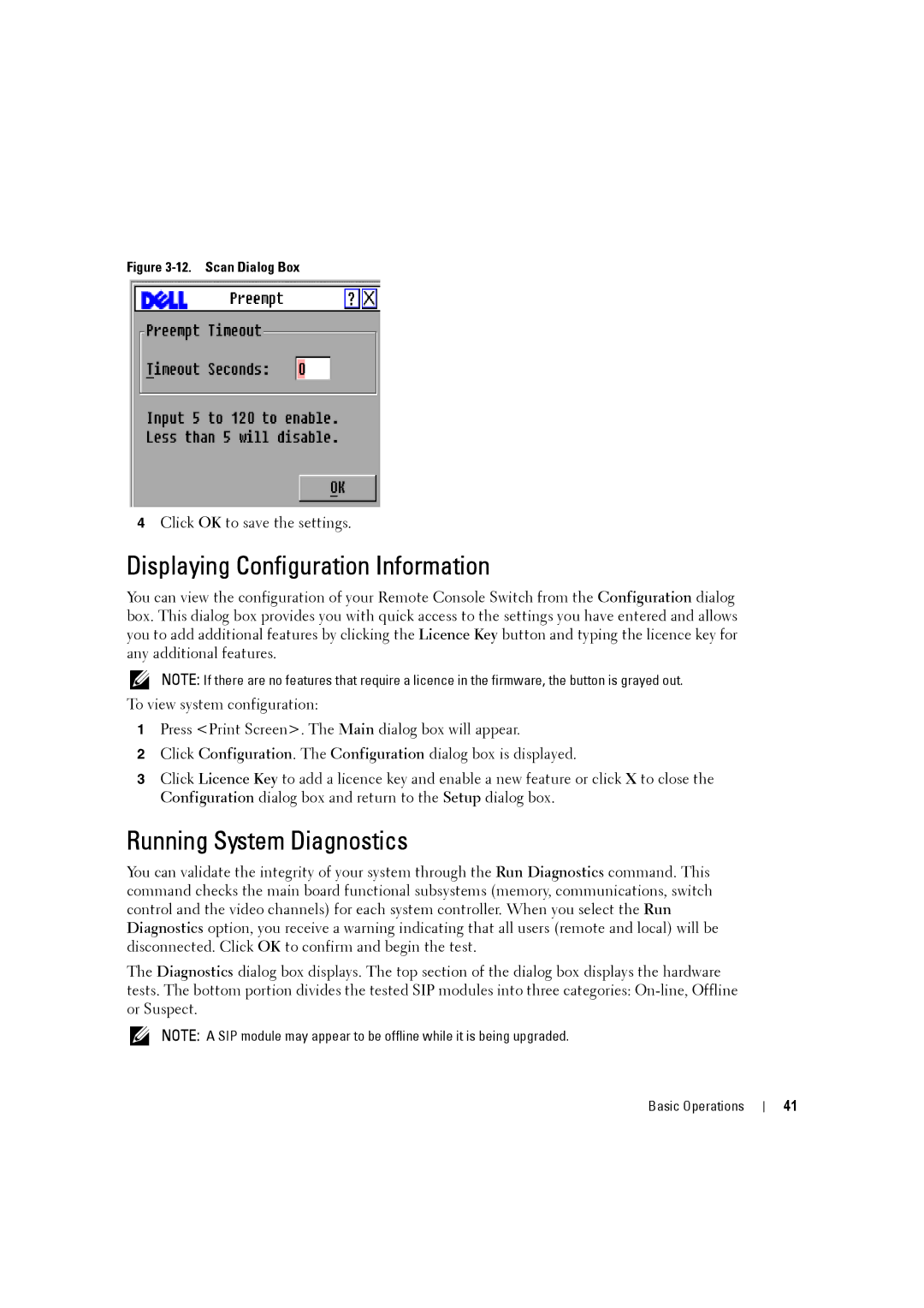 Dell 2161DS-2, 4161DS manual Displaying Configuration Information, Running System Diagnostics 