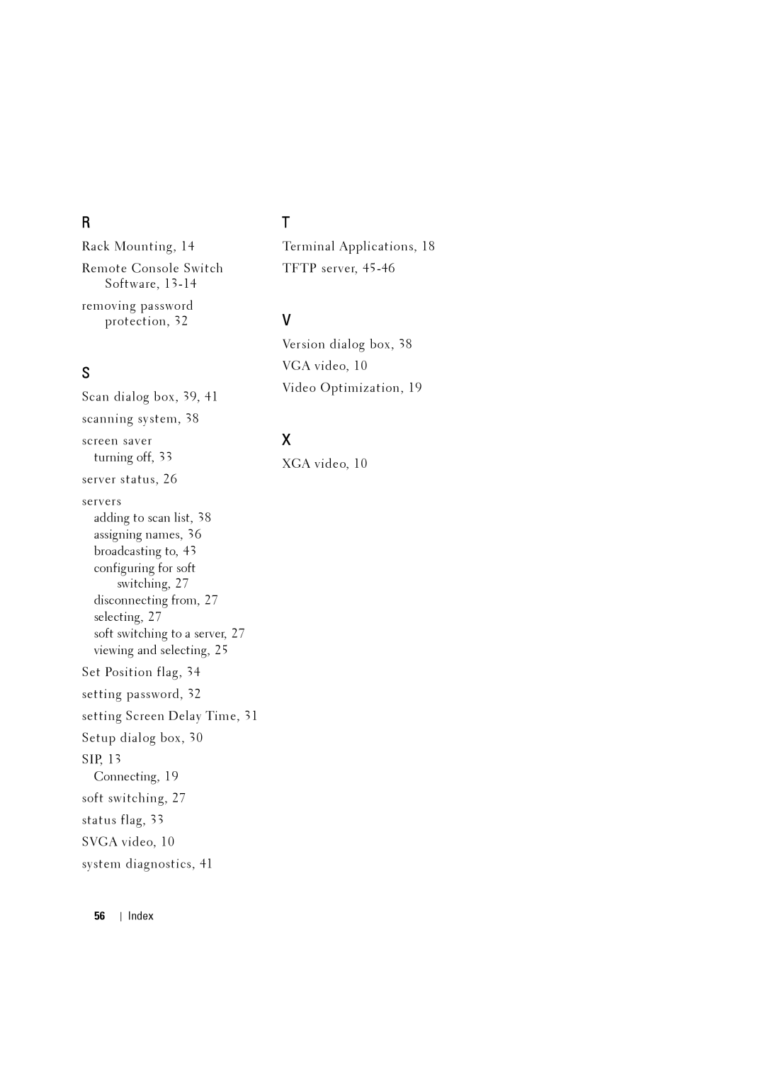 Dell 4161DS, 2161DS-2 manual Index 