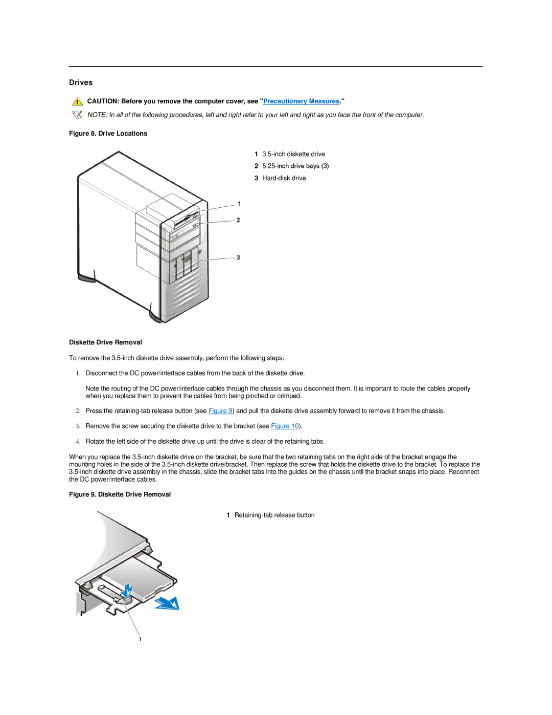 Dell 420 manual Inch diskette drive Inch drive bays Hard-disk drive 