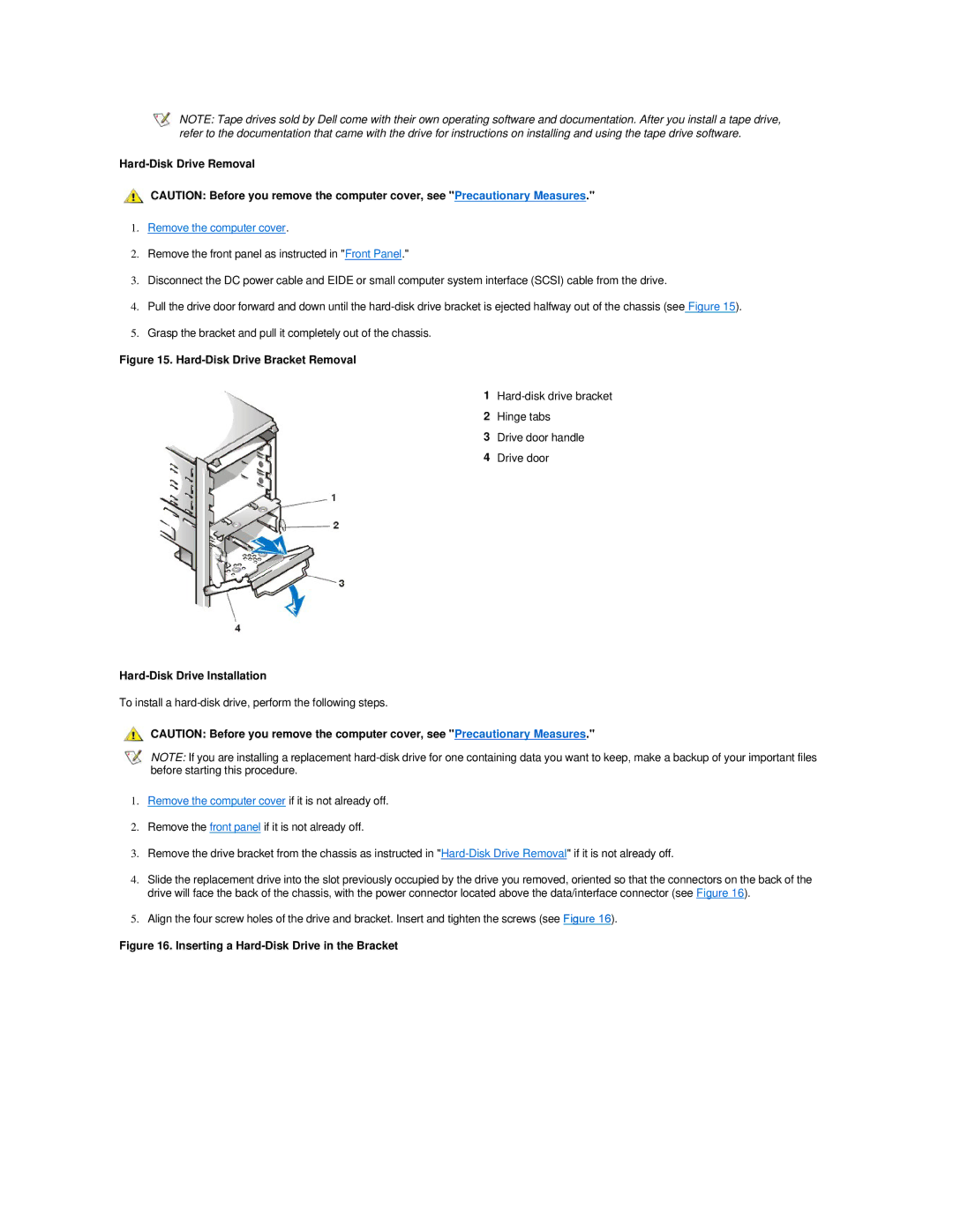 Dell 420 manual Hard-Disk Drive Installation, Inserting a Hard-Disk Drive in the Bracket 