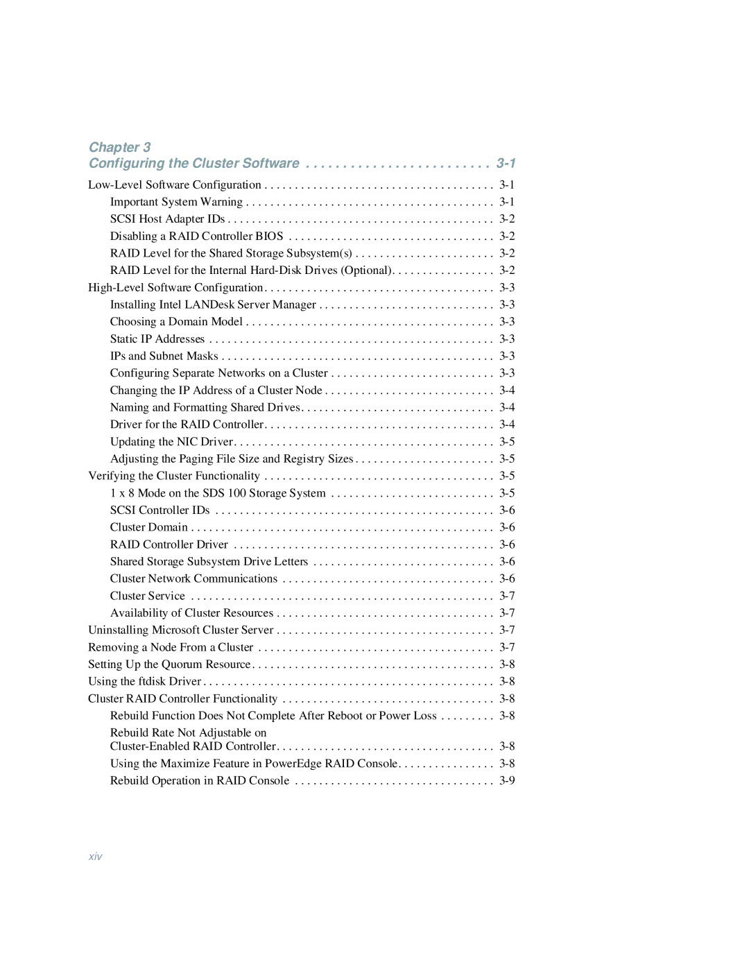 Dell 4200 manual Chapter Configuring the Cluster Software 