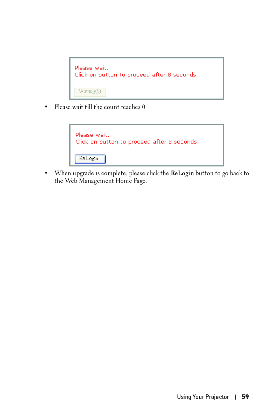 Dell 4210X manual Using Your Projector 