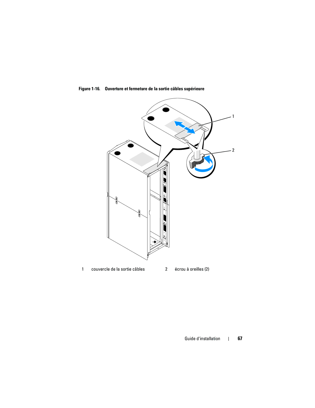 Dell 4220 manual Écrou à oreilles 