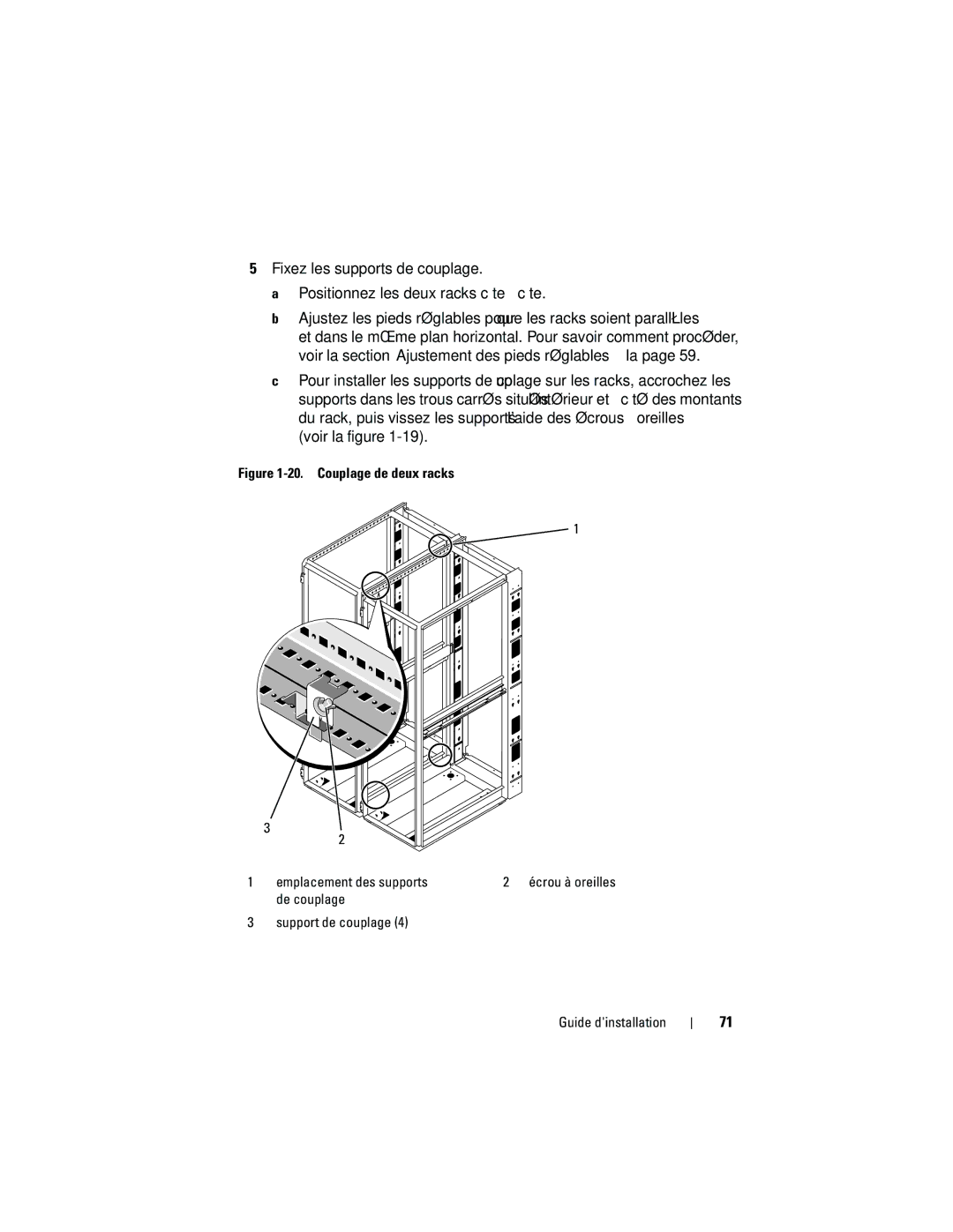 Dell 4220 manual Voir la figure 