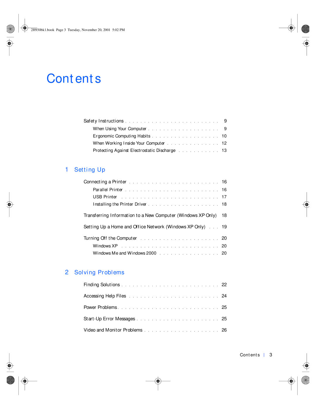 Dell 4300 manual Contents 