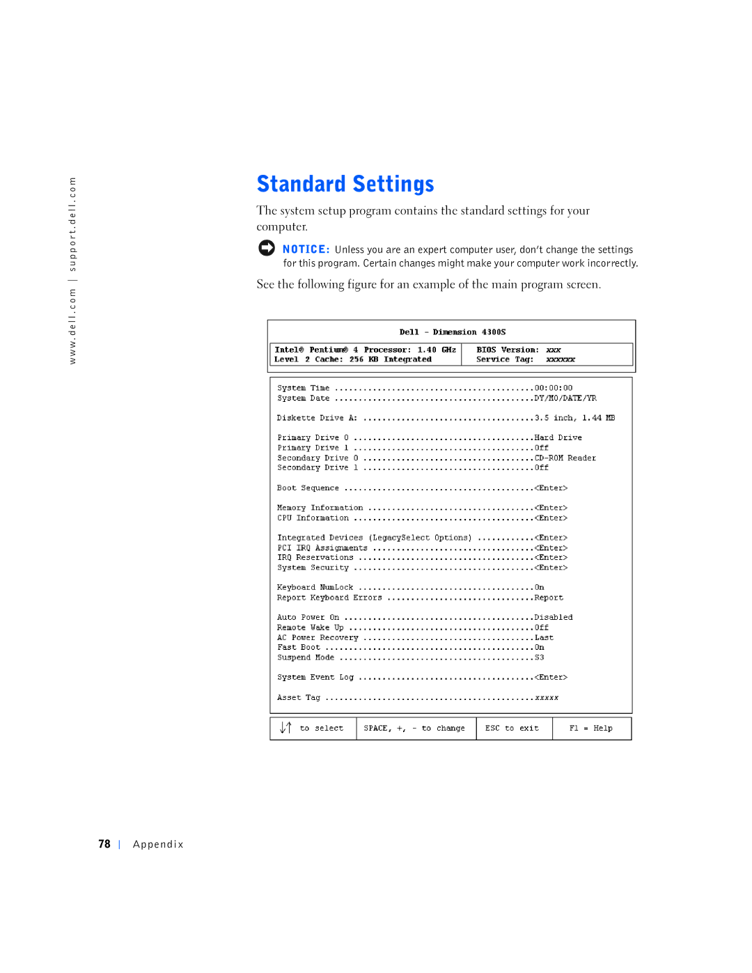 Dell 4300s, 6K797 manual Appendix 