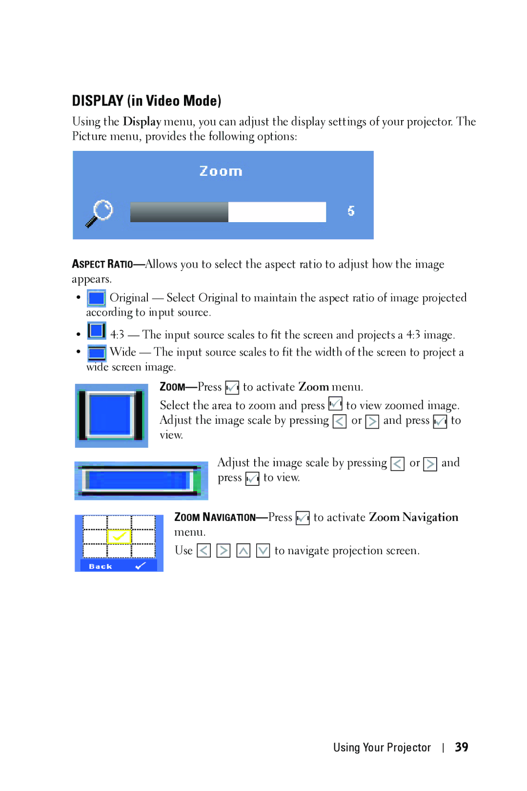 Dell 4310WX manual Display in Video Mode 