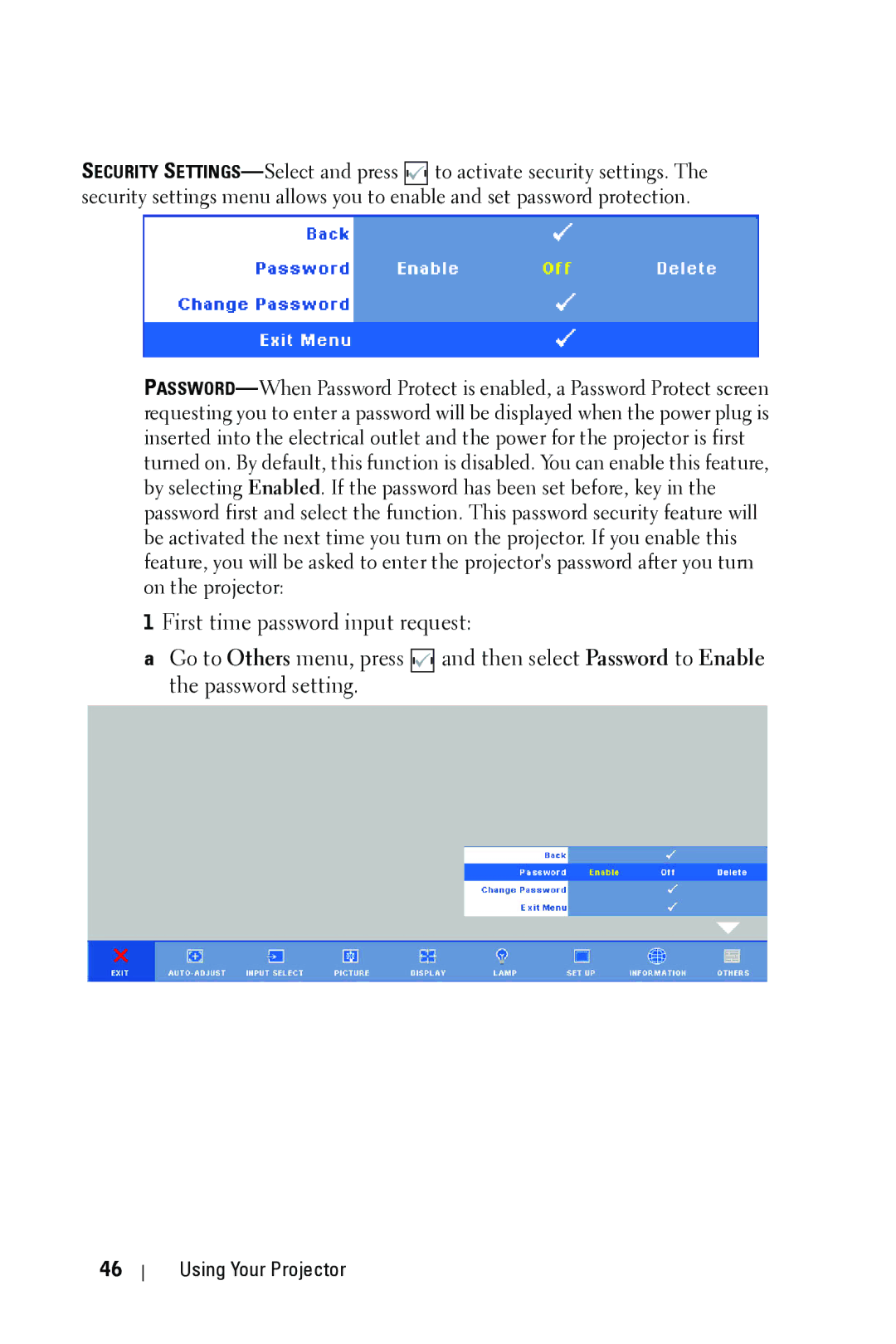 Dell 4310WX manual Using Your Projector 