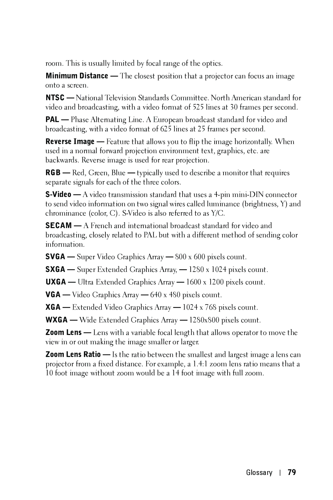 Dell 4310WX manual Glossary 