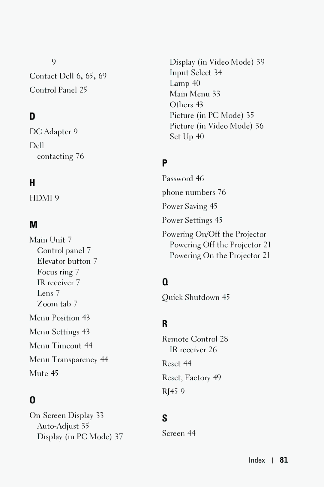 Dell 4310WX manual Hdmi 