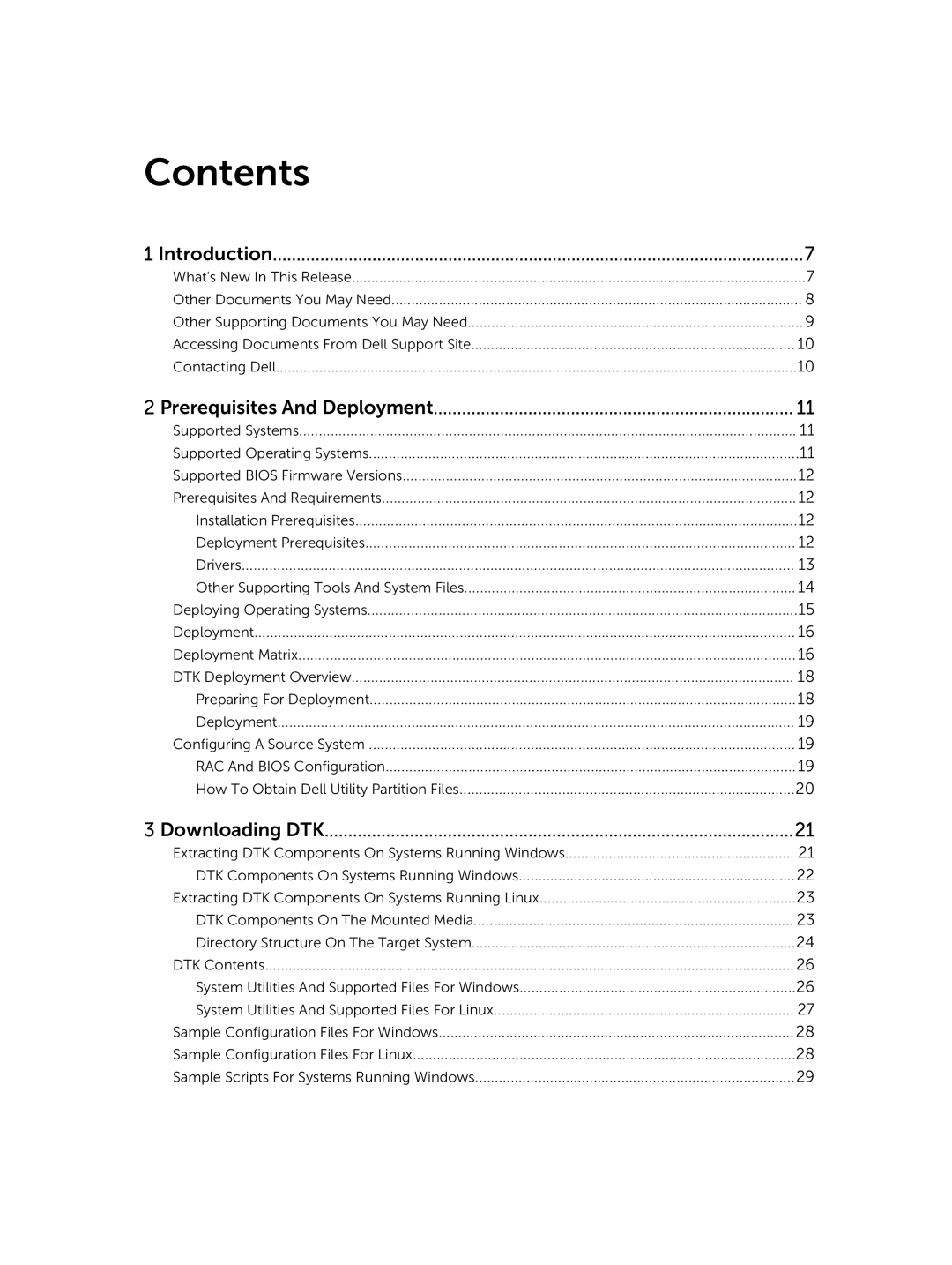 Dell 4.4 manual Contents 