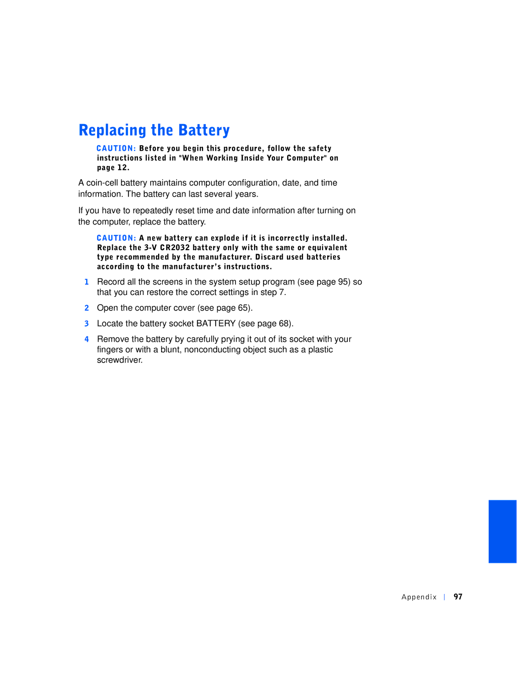 Dell 4400 manual Appendix 