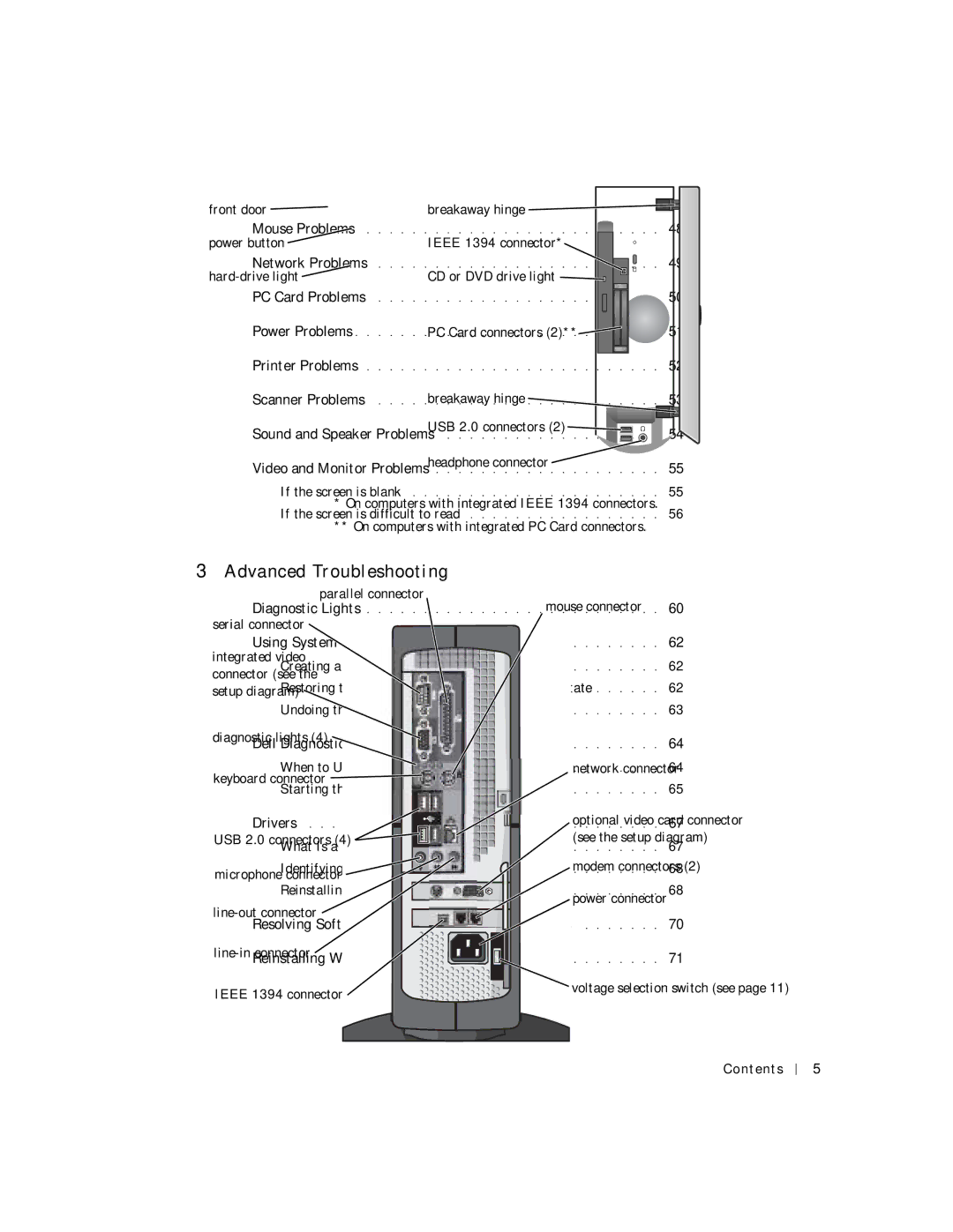 Dell 4500C manual Advanced Troubleshooting 