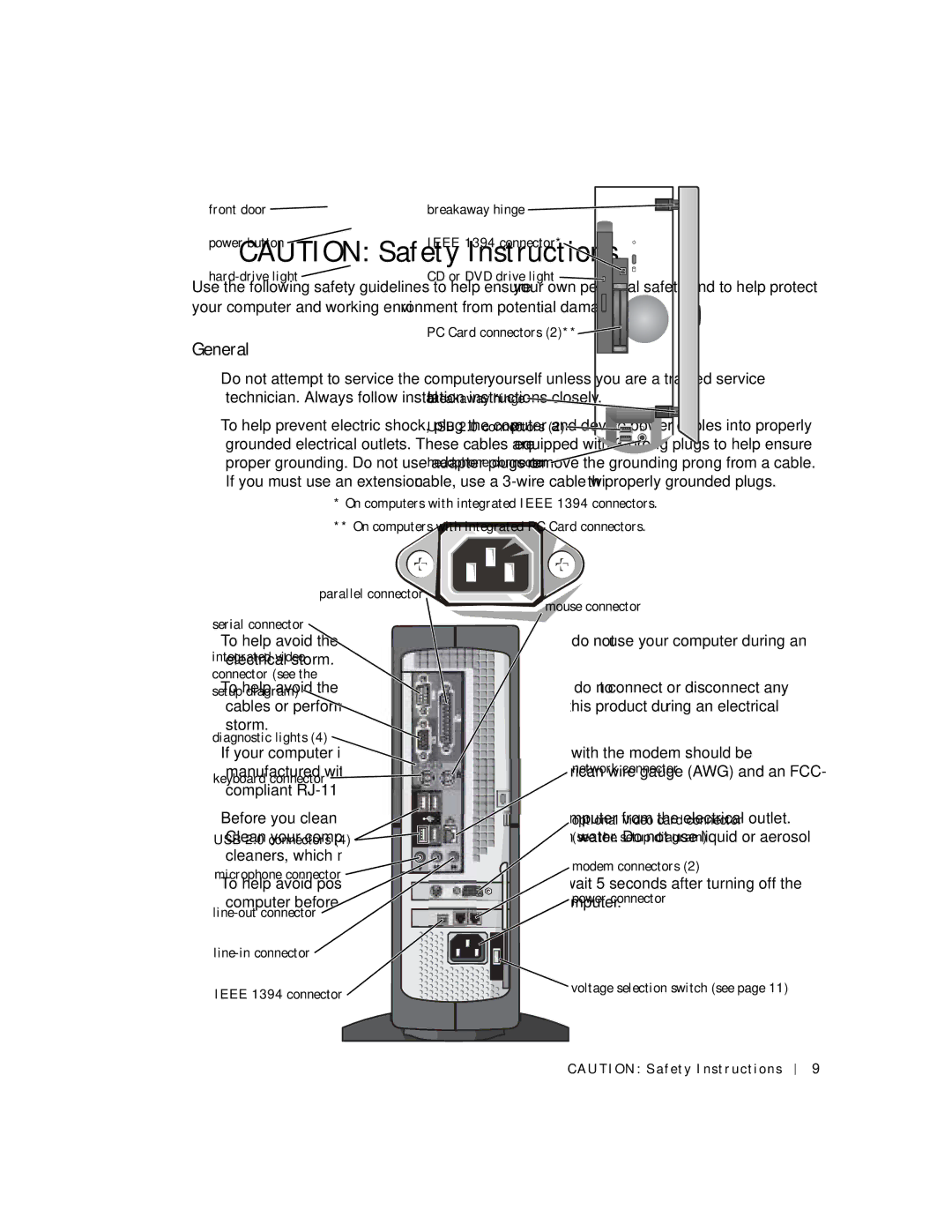 Dell 4500C manual General 