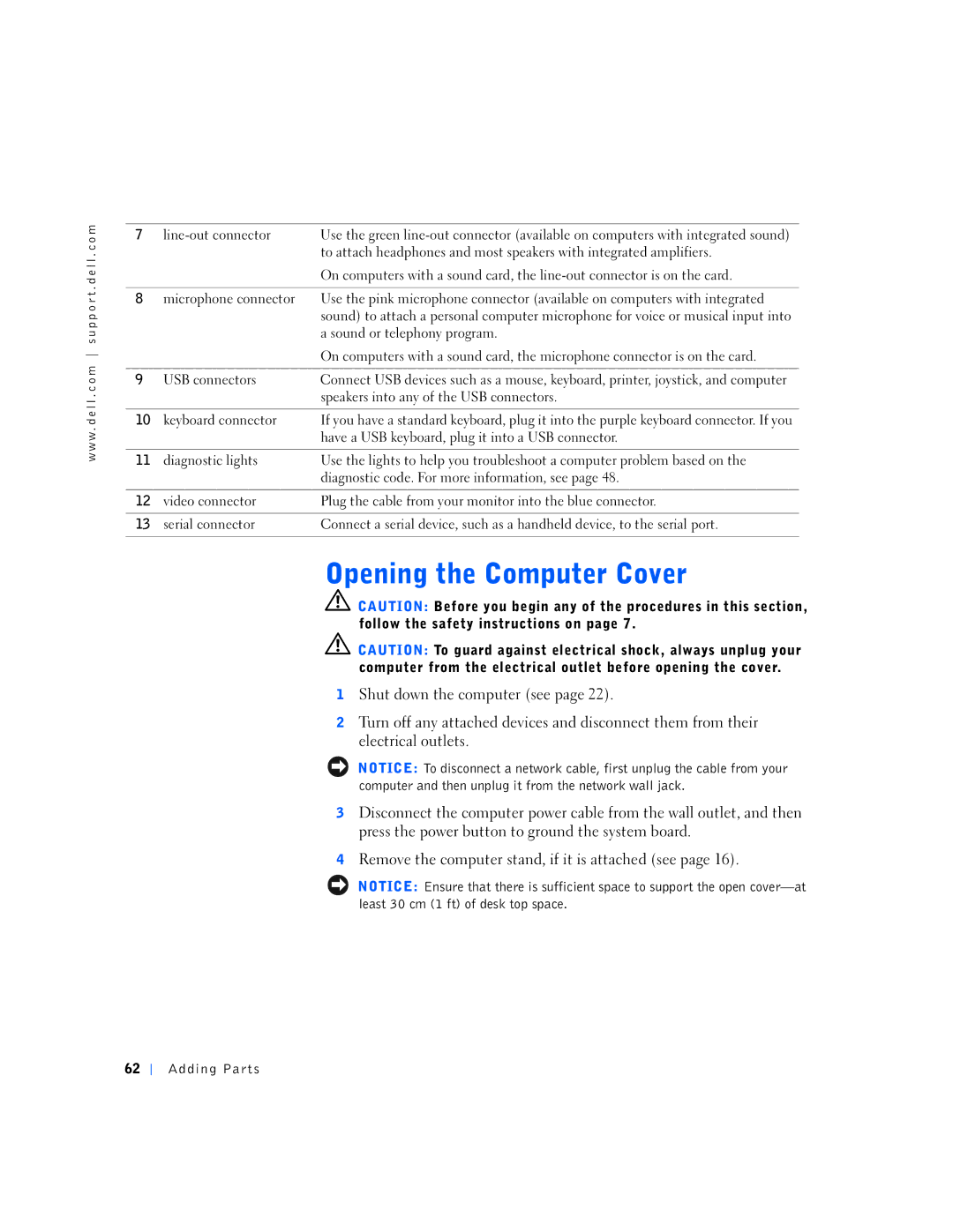 Dell 4500S manual Line-out connector 