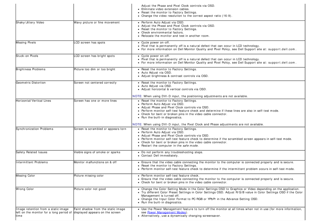 Dell P2412H-HF, 4691381 manual 