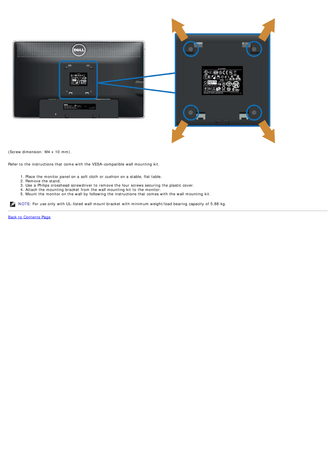 Dell 4691622 manual Back to Contents 