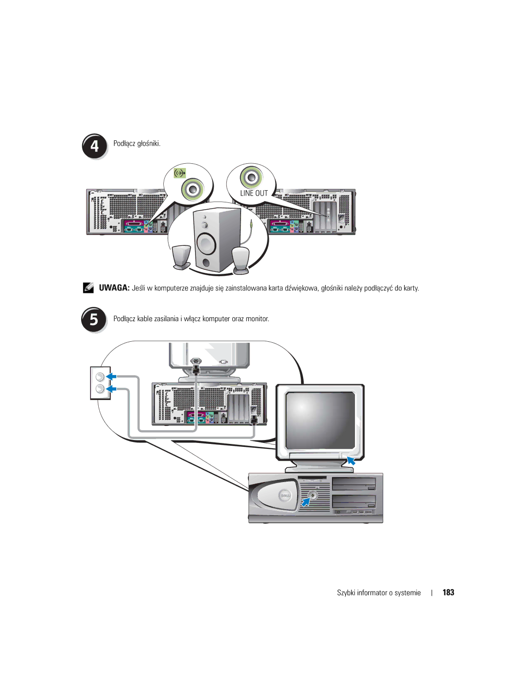 Dell 670, 470 manual 183 