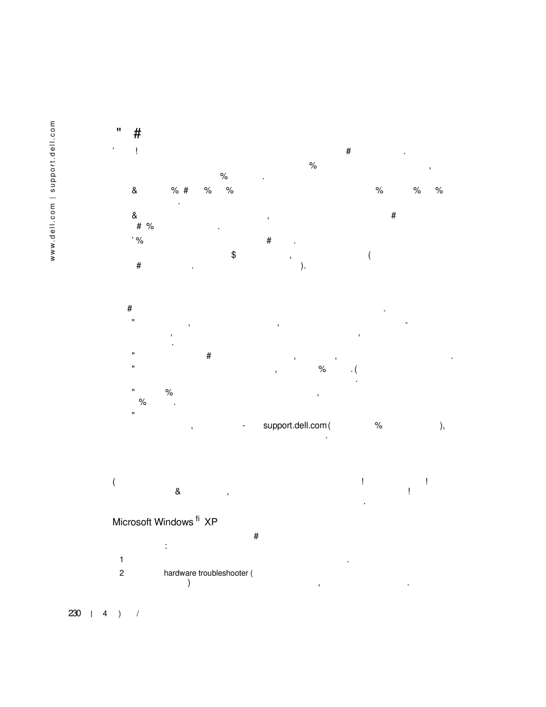 Dell 470, 670 manual Уход за компьютером, Устранение неисправностей, 230 