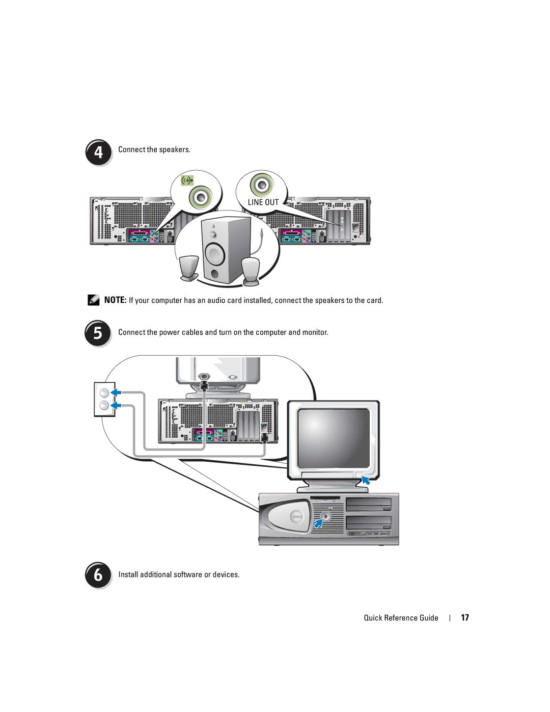 Dell 670, 470 manual Line OUT 