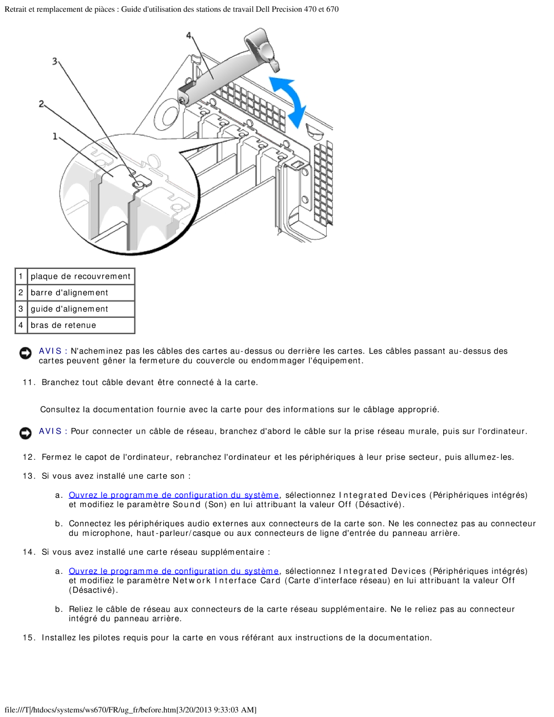 Dell 470 et 670 manual 