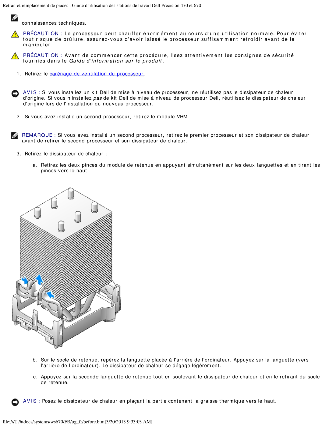 Dell 470 et 670 manual Connaissances techniques 