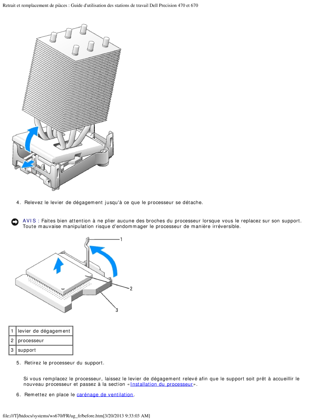 Dell 470 et 670 manual 