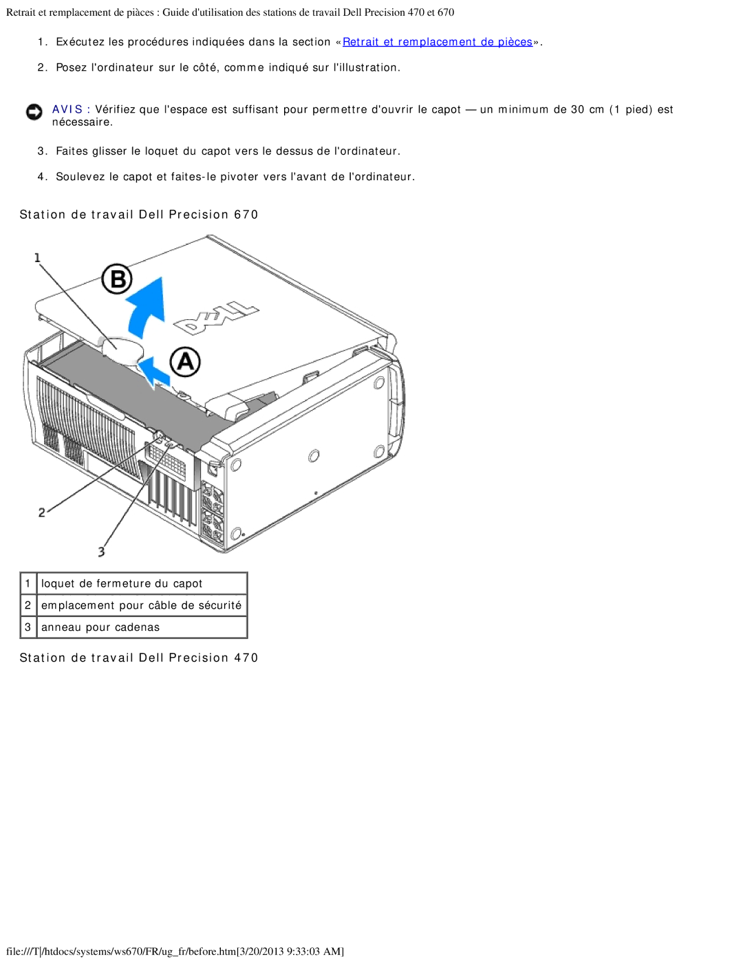 Dell 470 et 670 manual Station de travail Dell Precision 