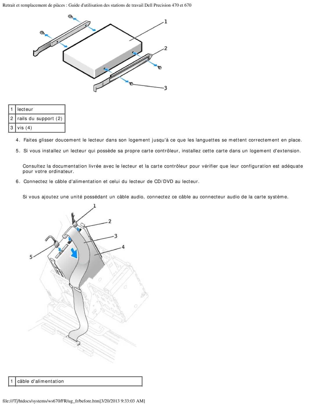 Dell 470 et 670 manual 