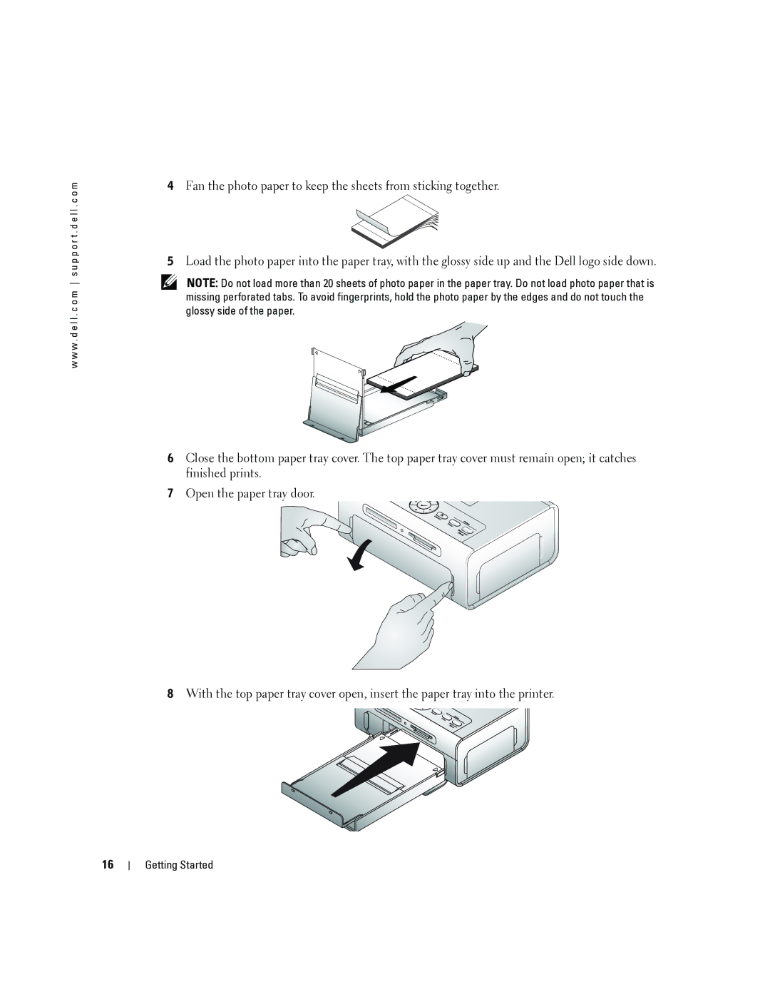 Dell 4J1412 owner manual Getting Started 