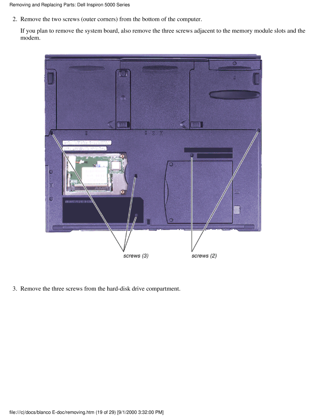 Dell warranty Removing and Replacing Parts Dell Inspiron 5000 Series 