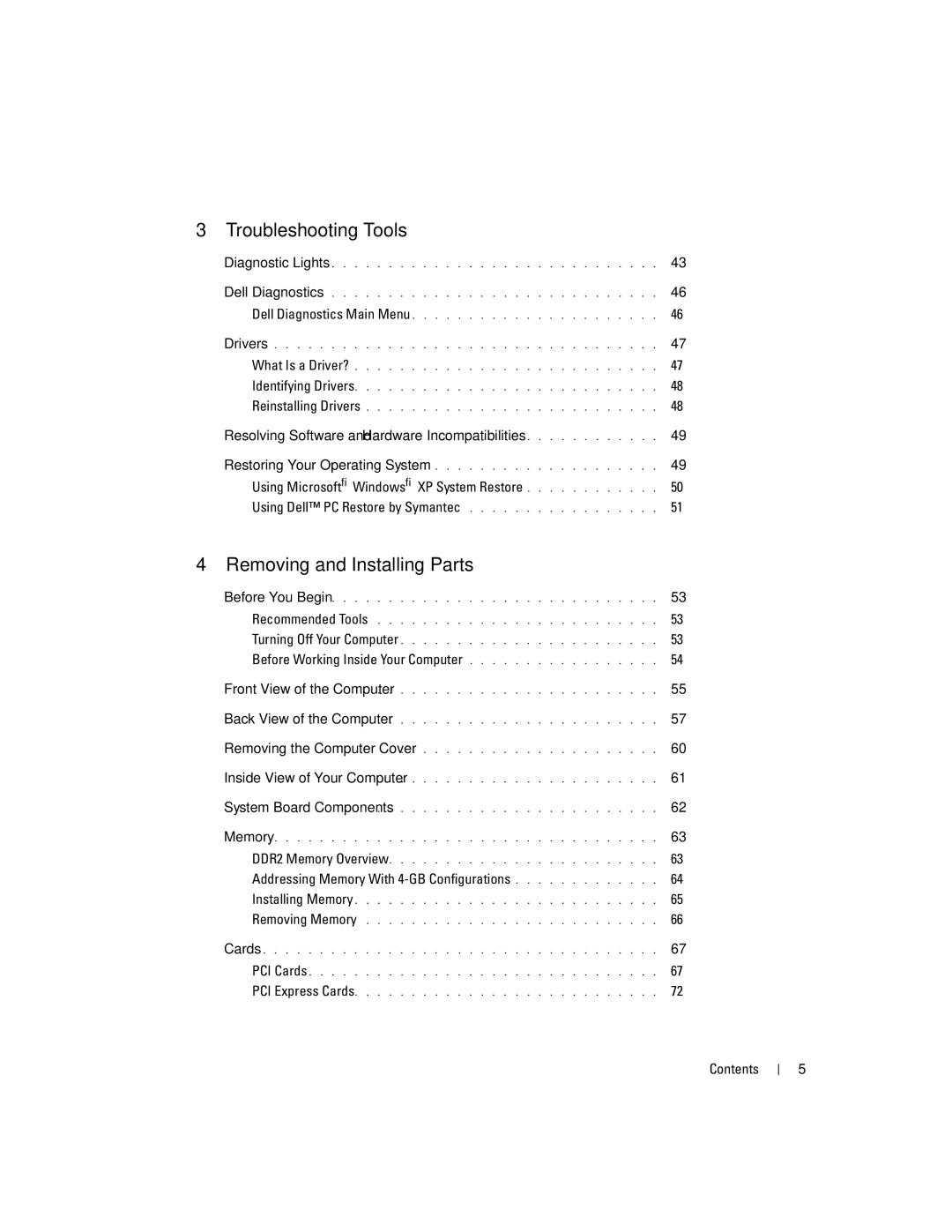 Dell 5100 manual Resolving Software and Hardware Incompatibilities, Before Working Inside Your Computer 