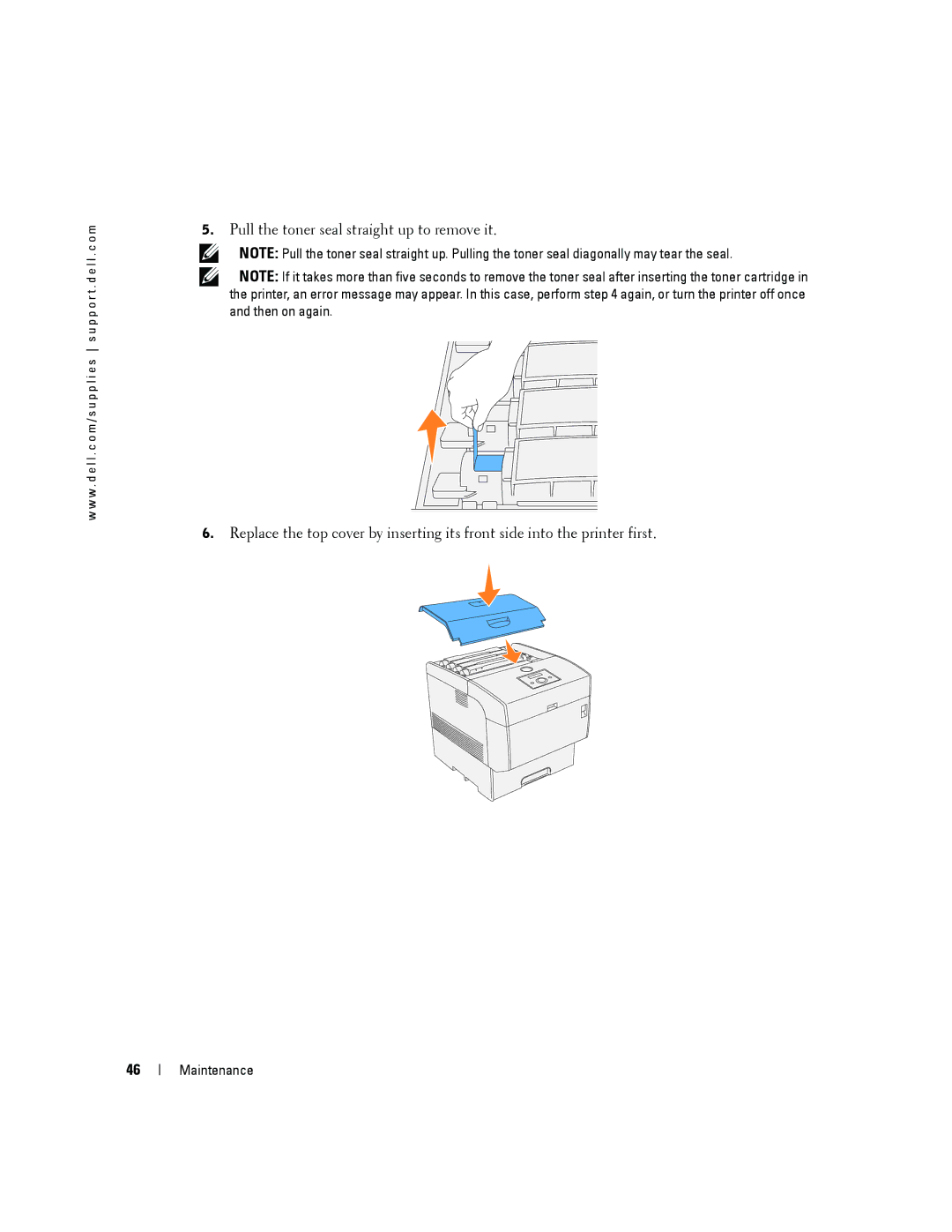 Dell 5100cn owner manual Maintenance 