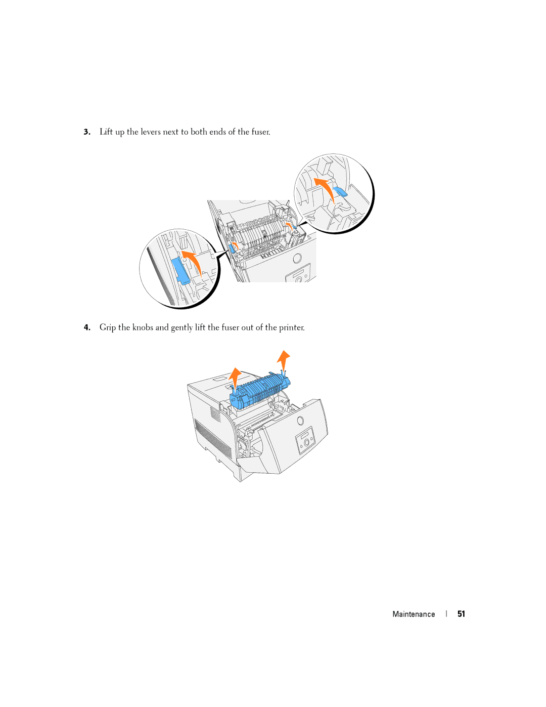 Dell 5100cn owner manual Maintenance 