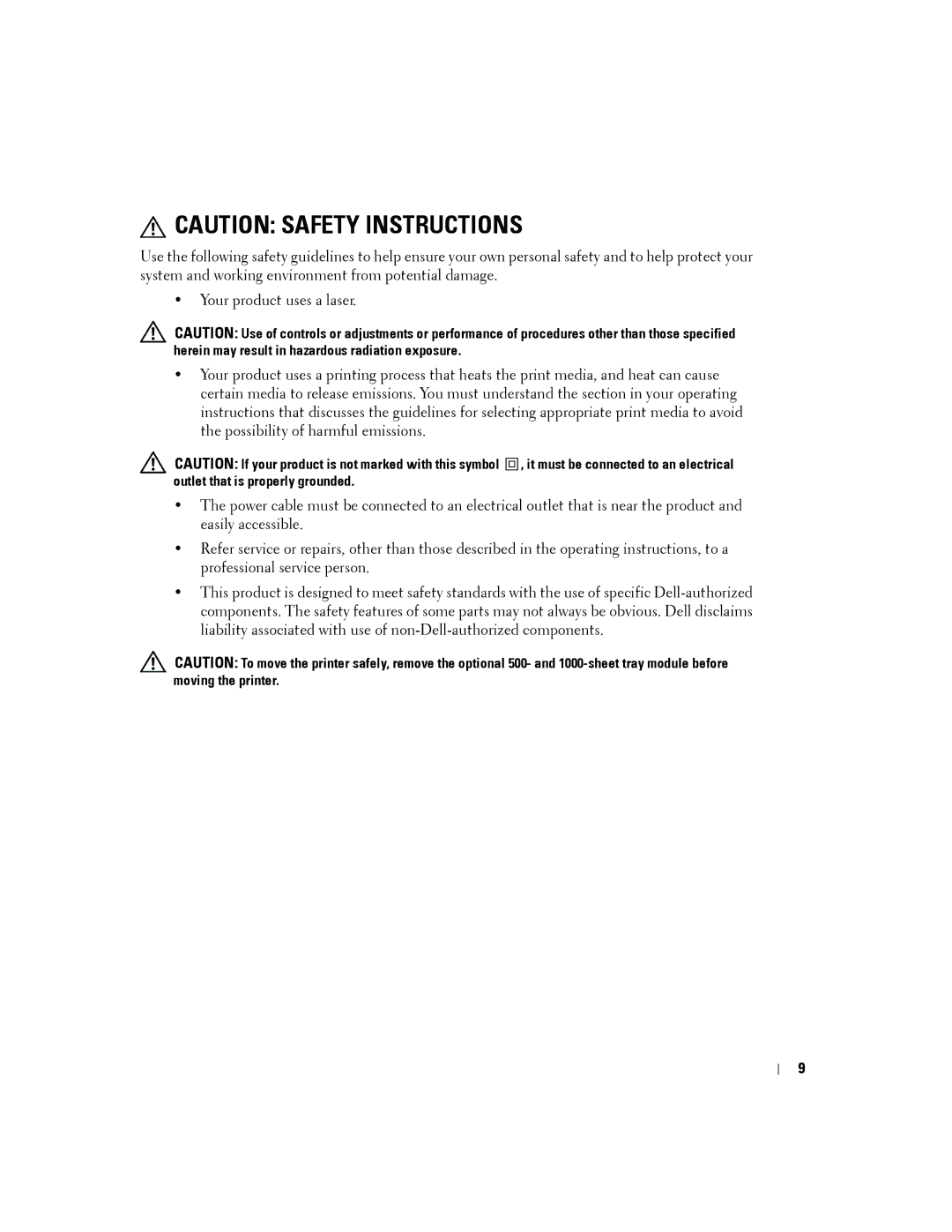 Dell 5100cn owner manual 