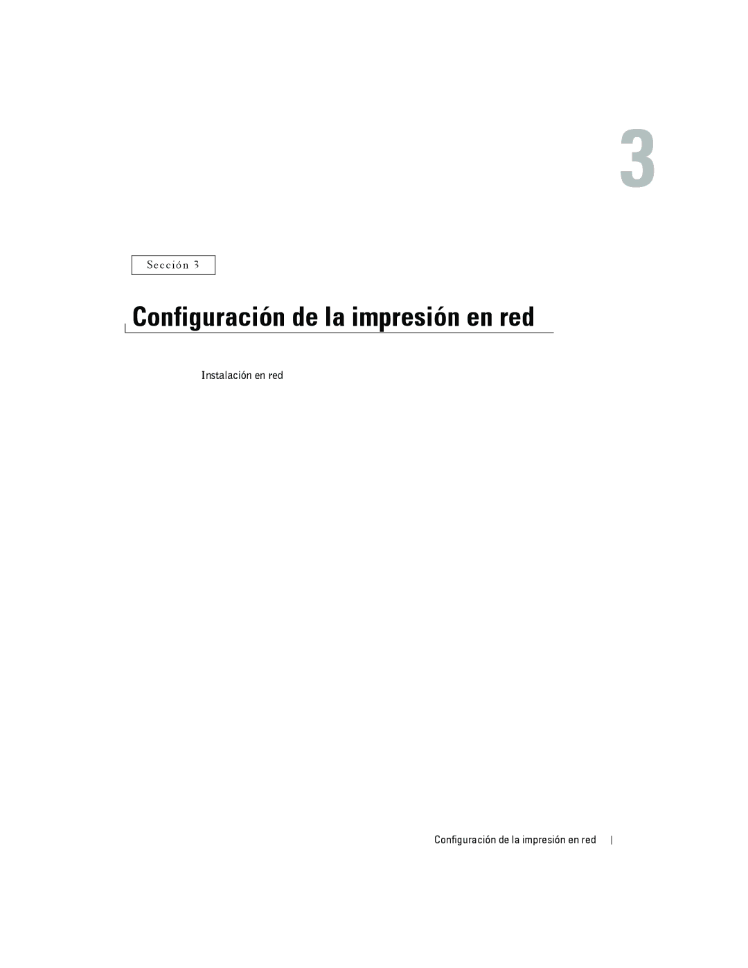 Dell 5100cn manual Configuración de la impresión en red 