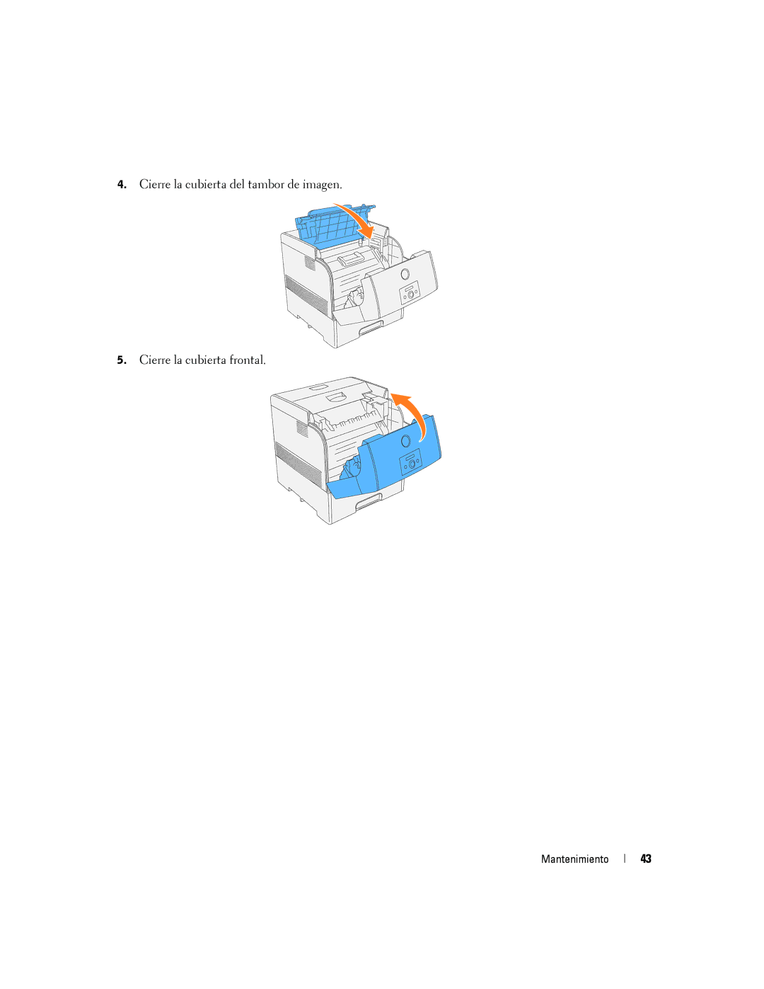 Dell 5100cn manual Mantenimiento 