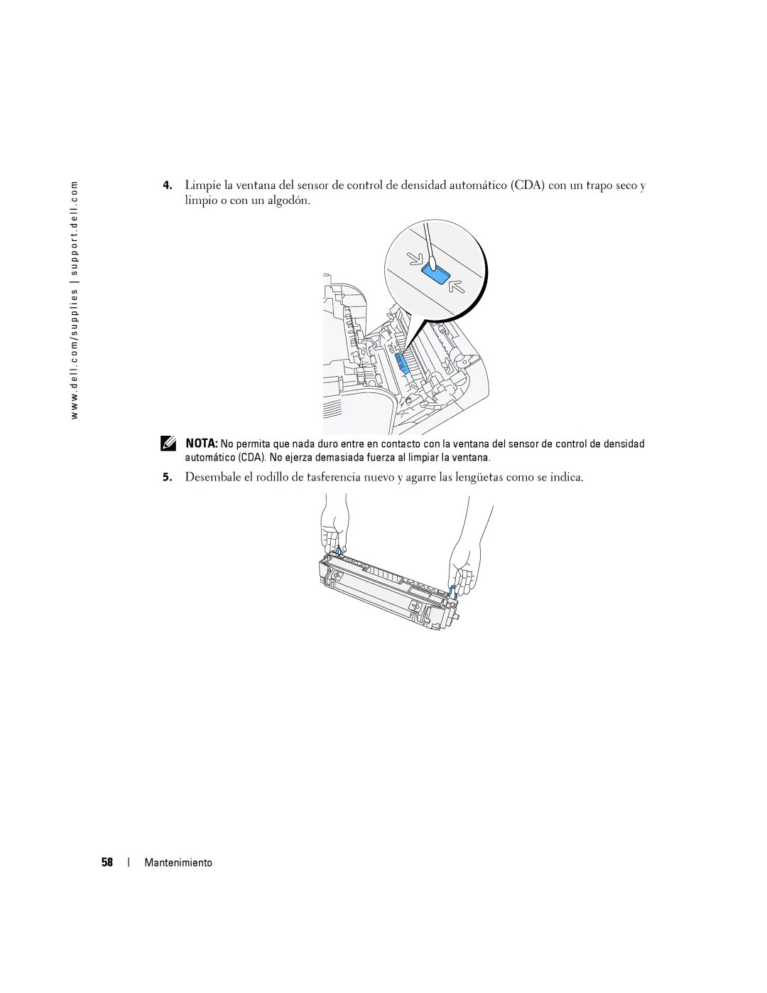 Dell 5100cn manual Mantenimiento 