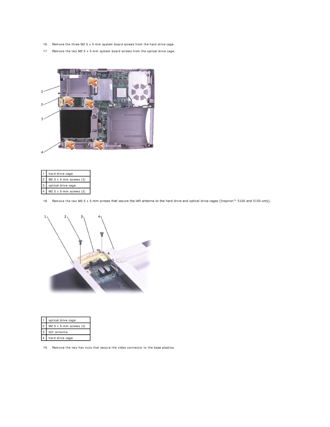 Dell 5150, 5100 manual 