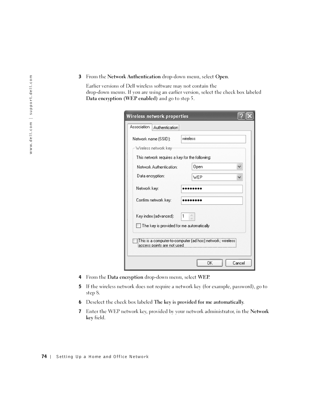 Dell 5150, 5100 manual Setting Up a Home and Office Network 