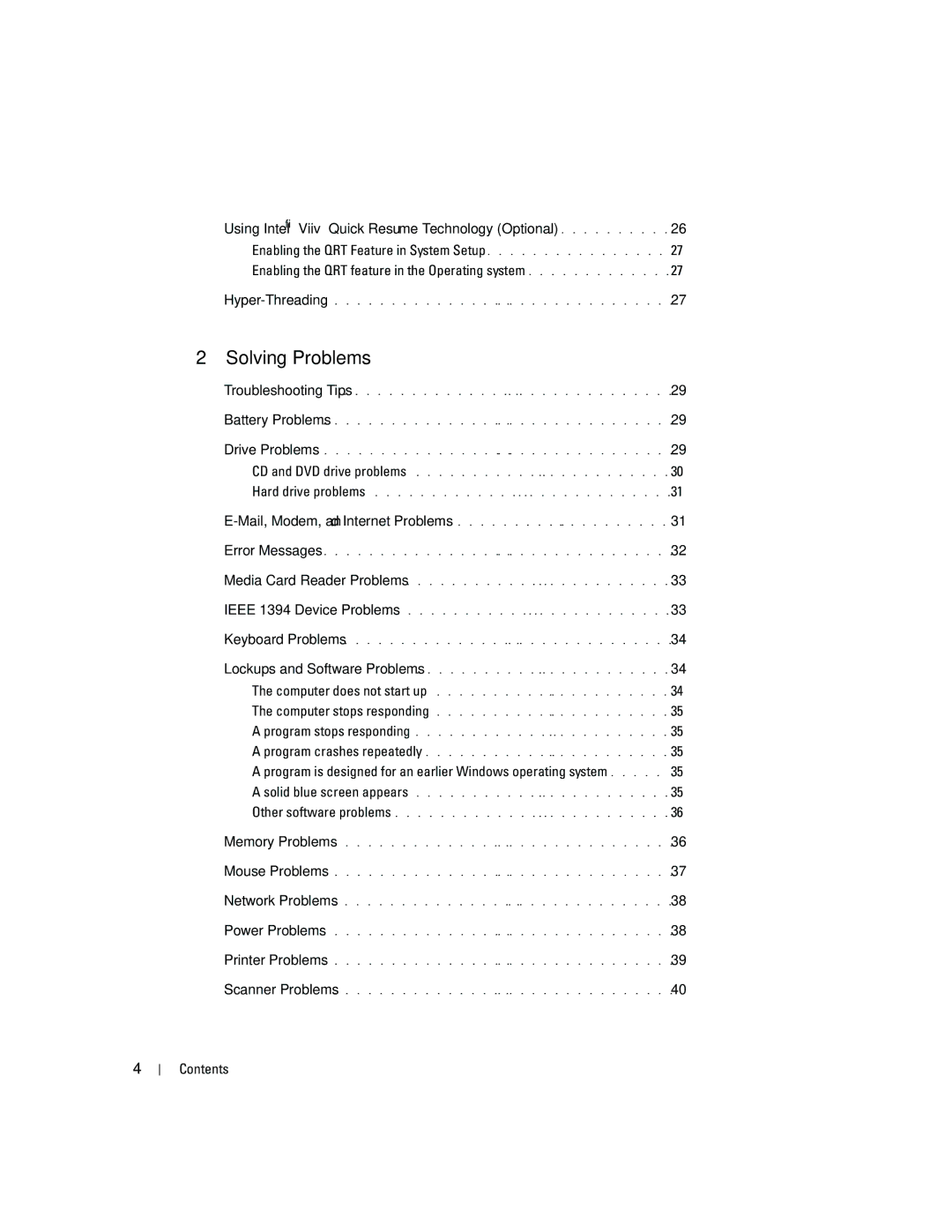 Dell 5150C owner manual Solving Problems 