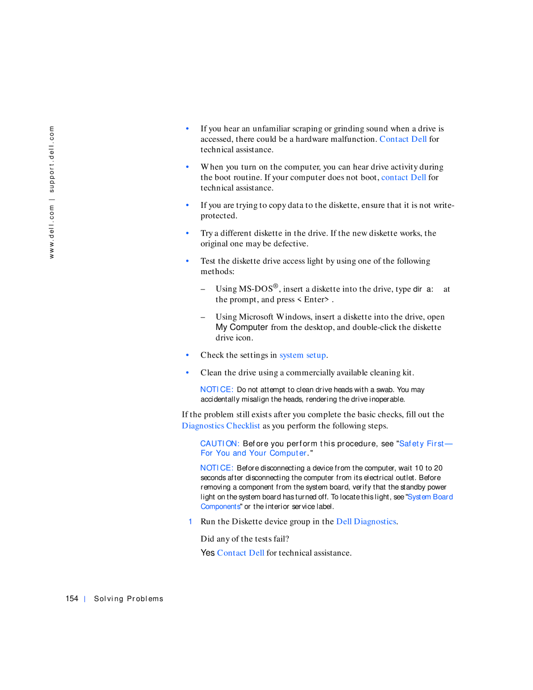 Dell 530 manual Solving Problems 