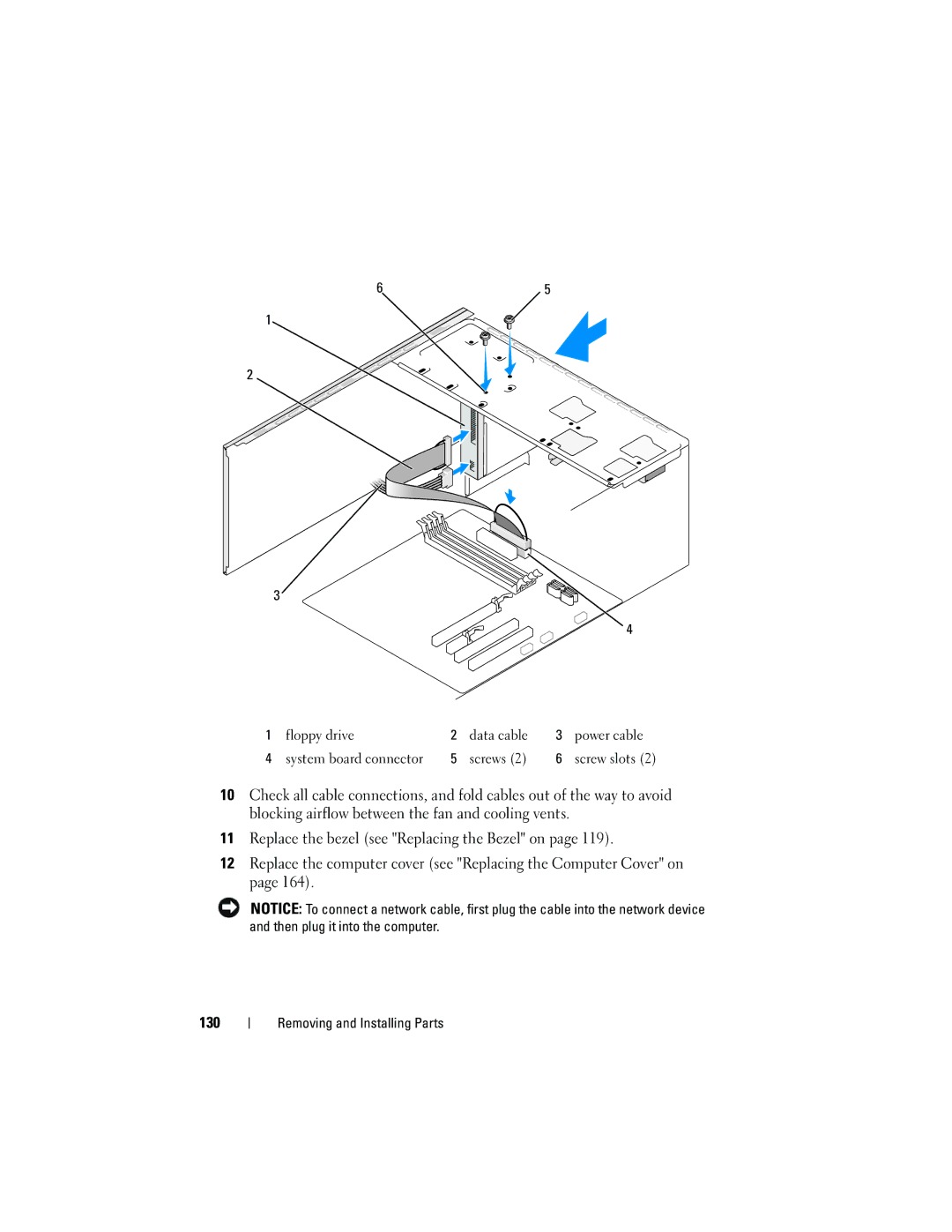 Dell 531 owner manual Screw slots 