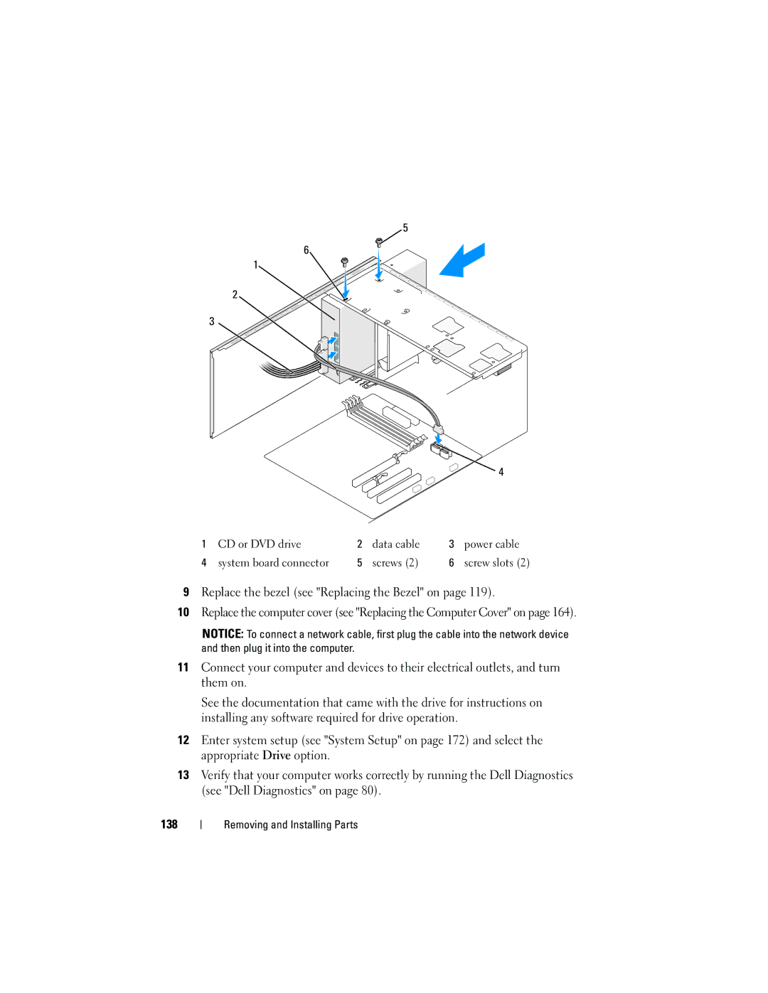 Dell 531 owner manual Removing and Installing Parts 