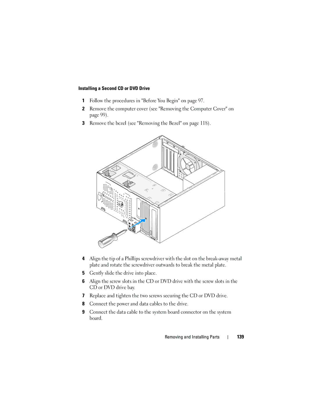 Dell 531 owner manual 139 