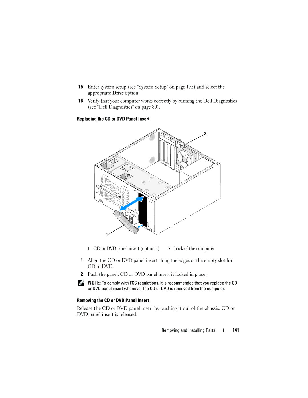 Dell 531 owner manual 141 