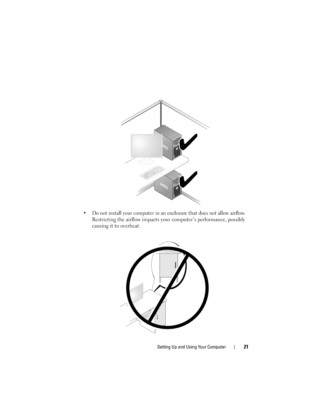 Dell 531 owner manual Setting Up and Using Your Computer 